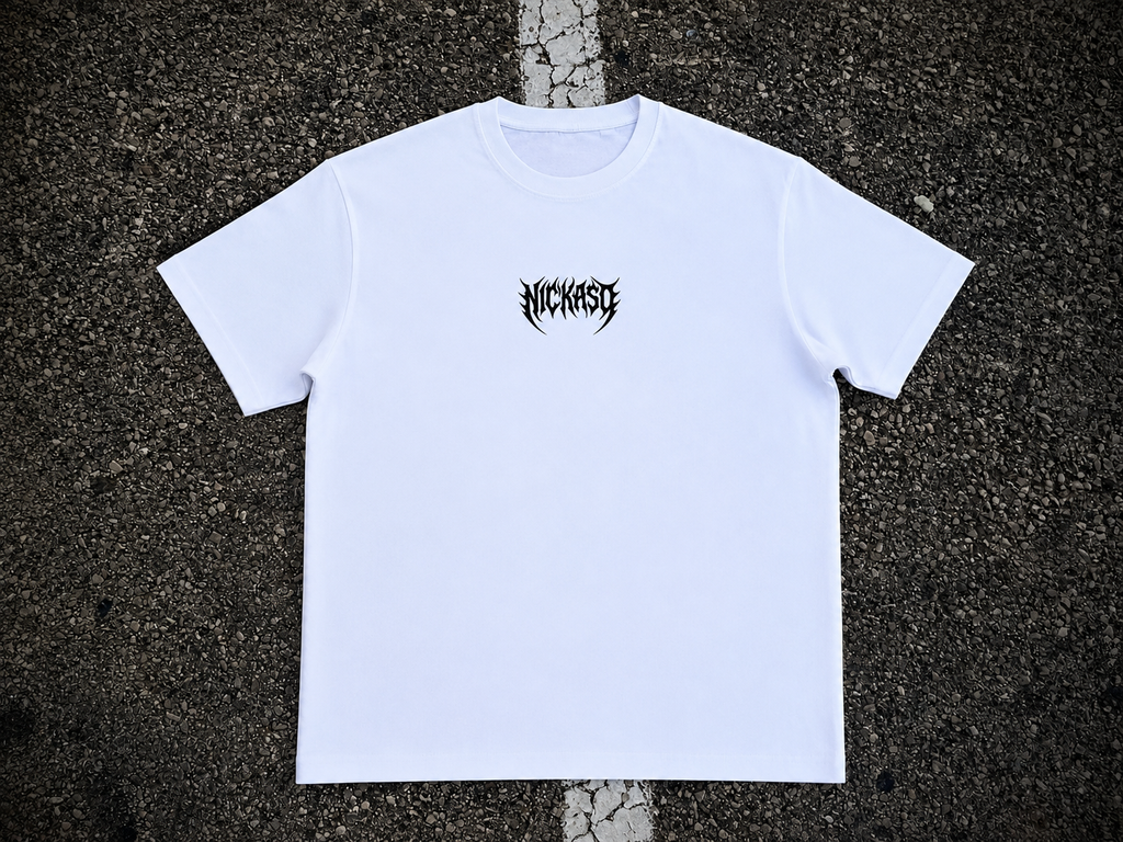 Camiseta Metal White