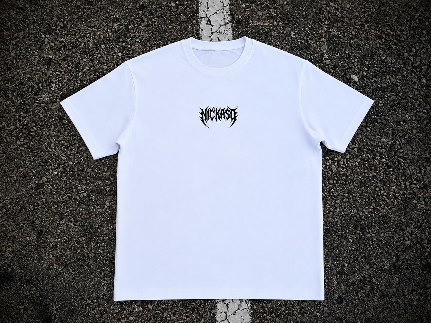 Camiseta Nickaso Metal White