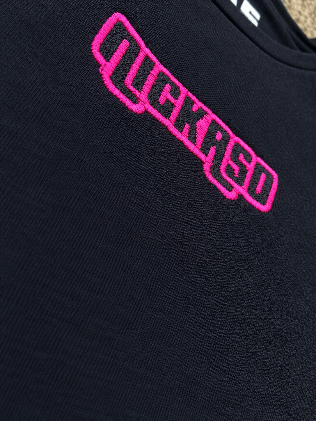 Top Crop Urban Love Black