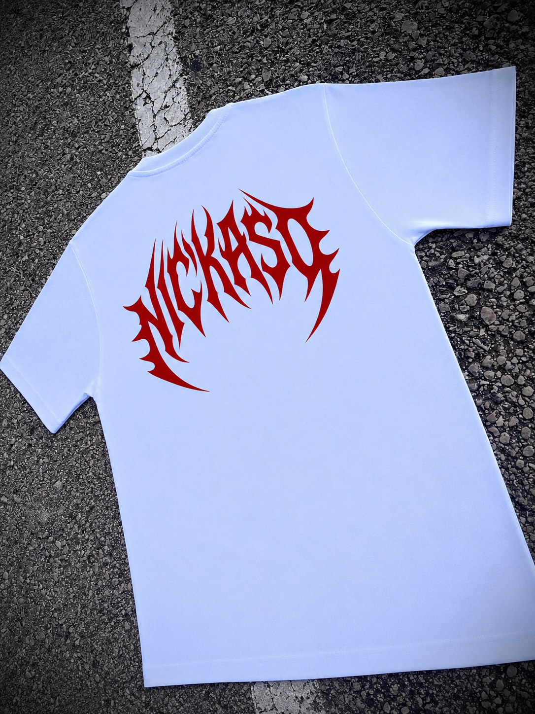 Camiseta Nickaso Metal White