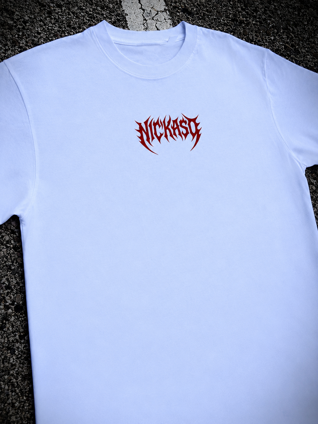 Camiseta Metal White