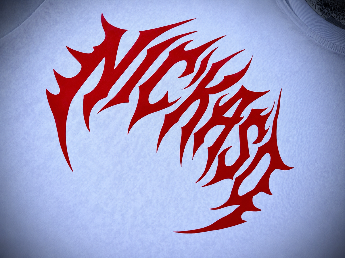 Camiseta Metal White