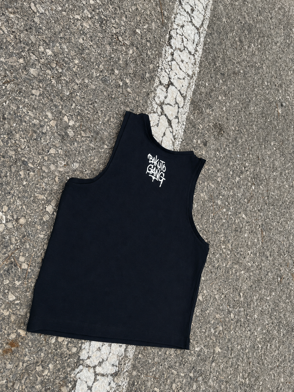 Top Crop Urban Love Black