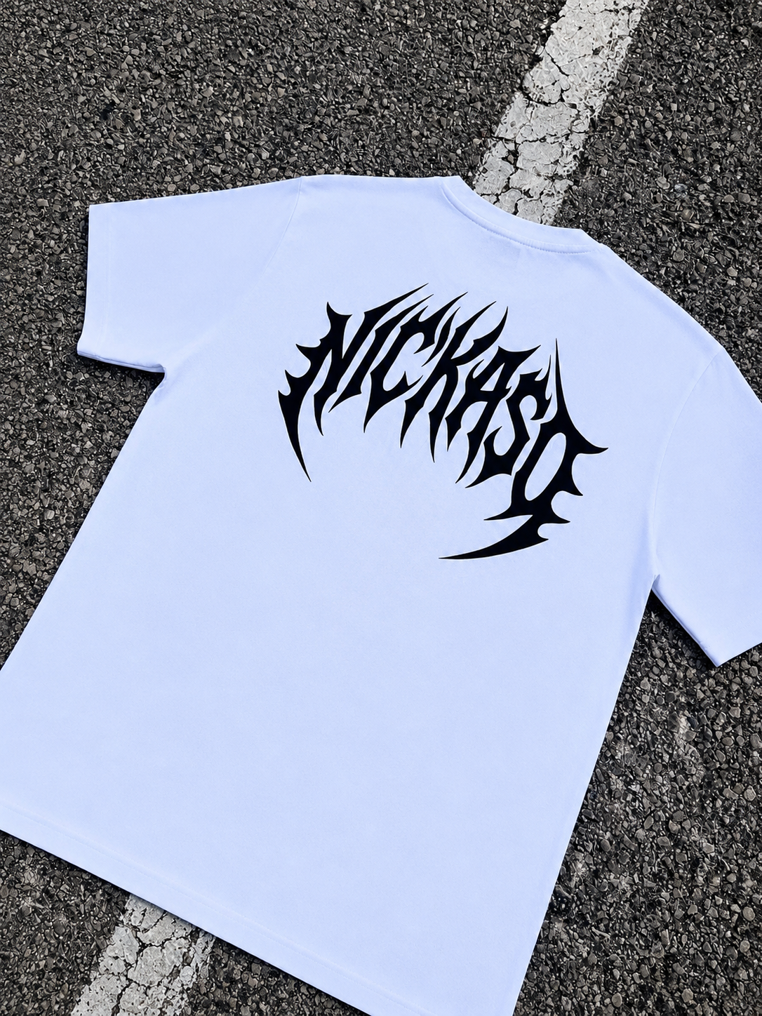 Camiseta Nickaso Metal White