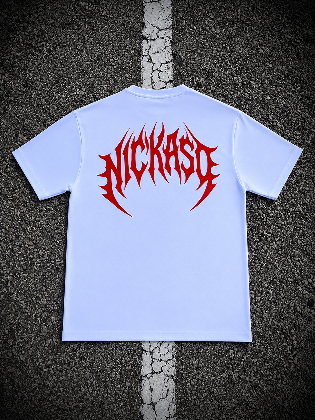 Camiseta Metal White