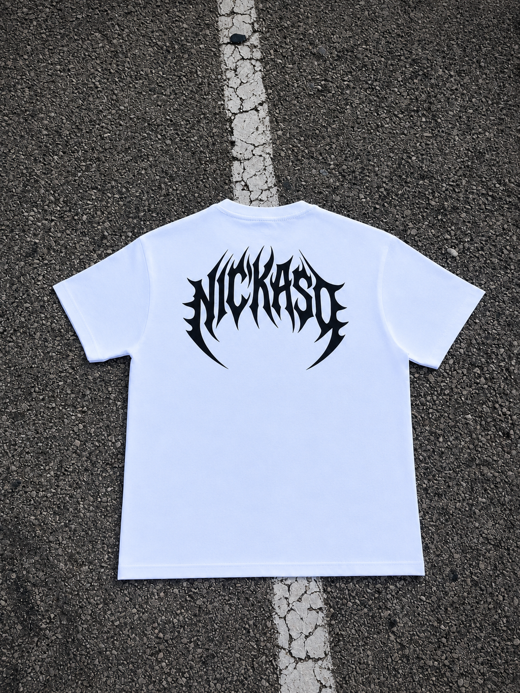 Camiseta Metal White