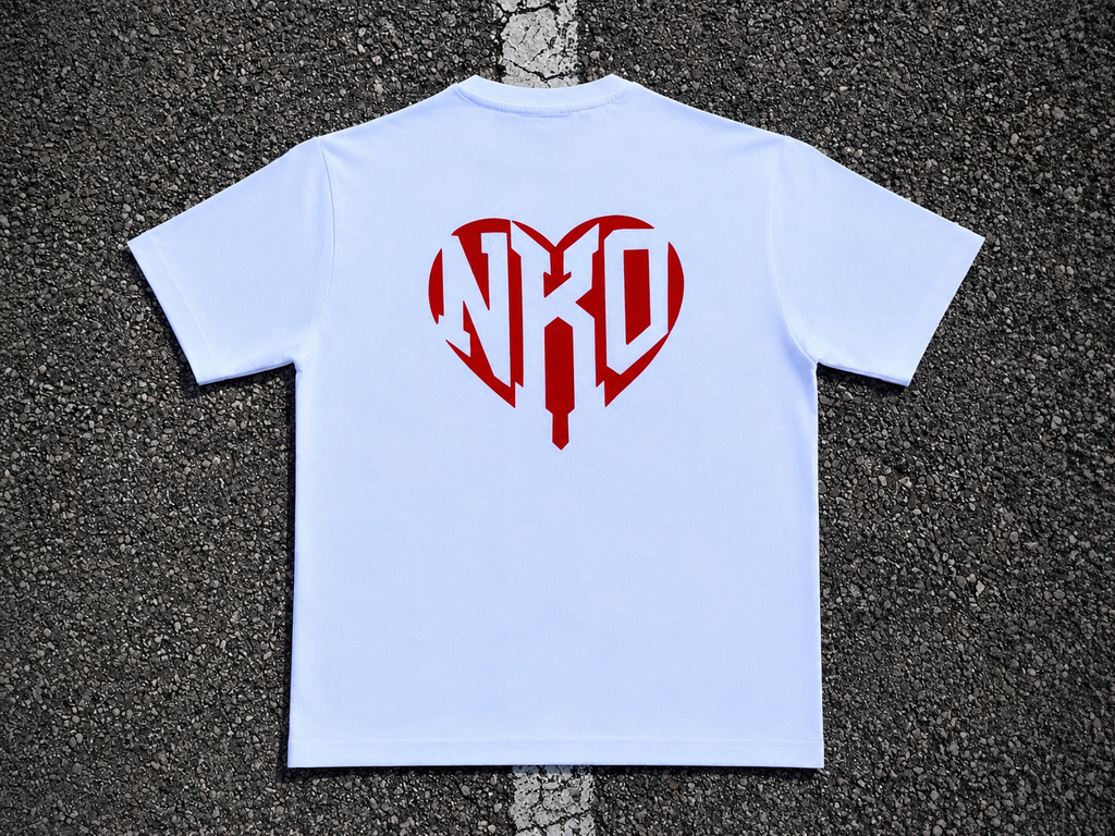 Camiseta Cora Nko White