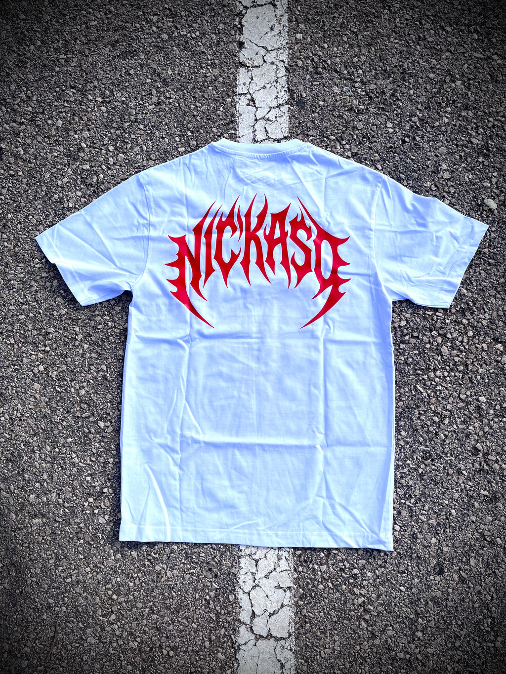 Camiseta Nickaso Metal White