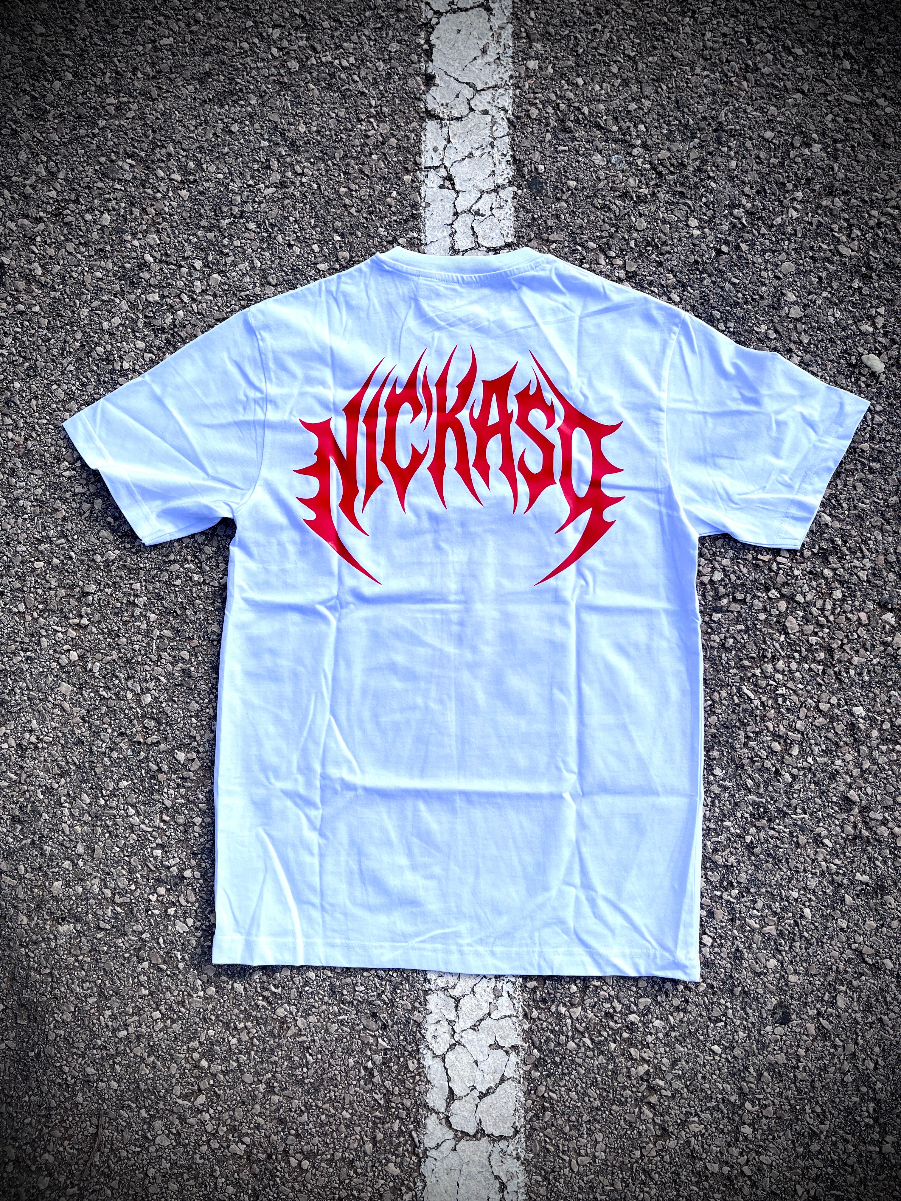 Camiseta Nickaso Metal White