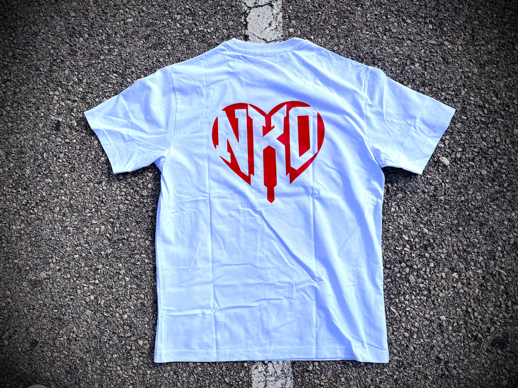 Camiseta Cora Nko White