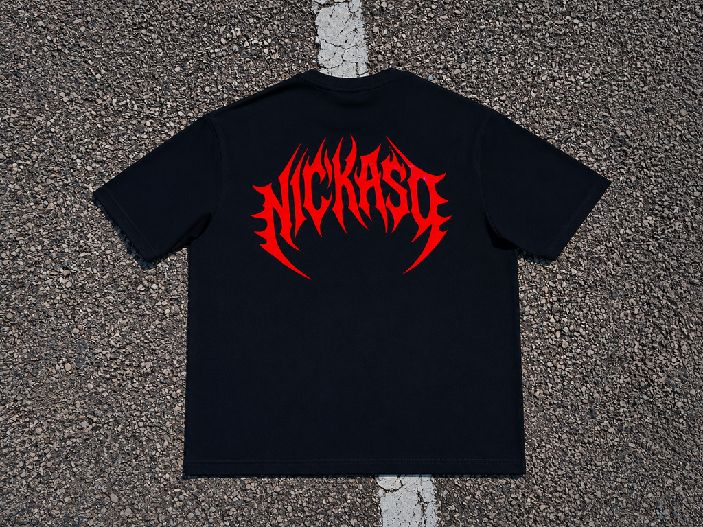 Camiseta Nickaso Metal Black