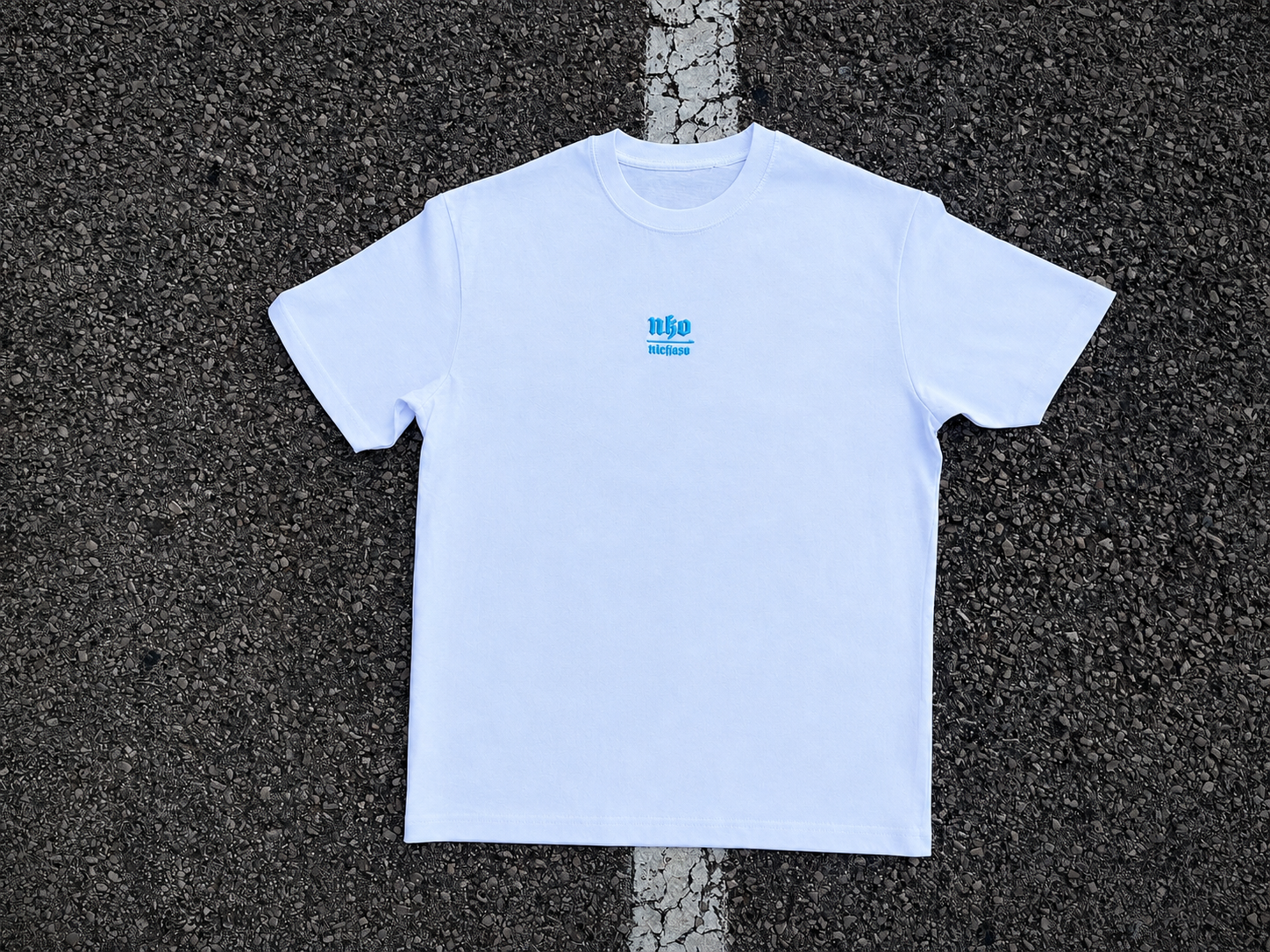 Camiseta Cora Nko White