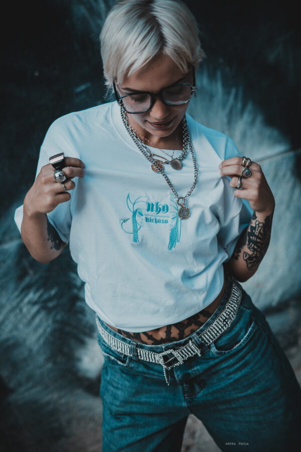 Camiseta Blanca Oversize - Imagen 3